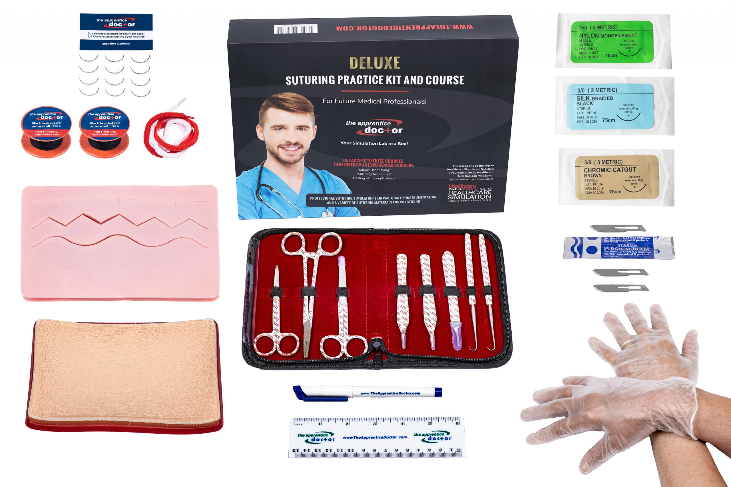 Deluxe Suture Practice Kit